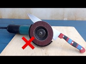 Electric angle grinder secrets and tricks that few know - keep the razor sharp