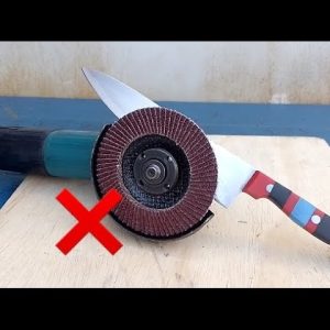 Electric angle grinder secrets and tricks that few know - keep the razor sharp