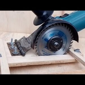 Excellent idea using hinge and angle grinder | Will this be useful?