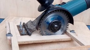 Excellent idea using hinge and angle grinder | Will this be useful?