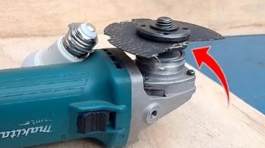 Electric angle grinder secrets that few know: don't throw away the broken disc
