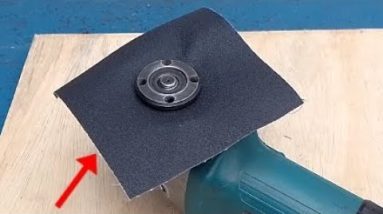 you will never buy discs for your angle grinder again - save money by doing so