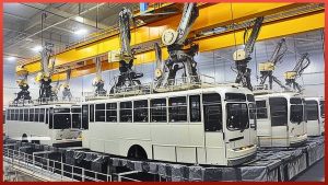 Bus Mass Production Process in a $35 Billion Industry | Amazing Manufacturing Process