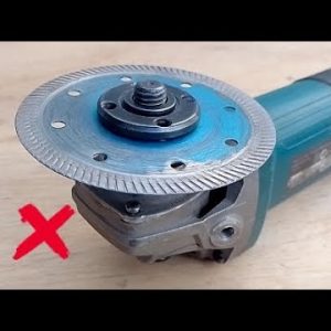 Few know | how to cut different types of materials using an angle grinder