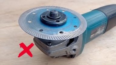Few know | how to cut different types of materials using an angle grinder