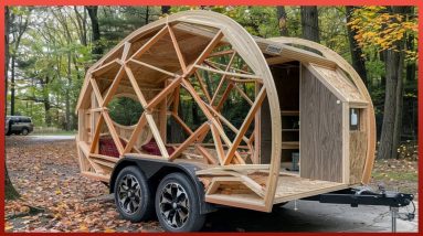 Building Amazing DIY CAMPER Start to Finish | 5 Weeks in 15 Minutes by @buildersblueprint