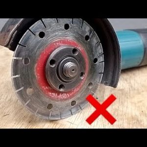 Don't waste money buying new discs, use this trick on your angle grinder and be surprised!