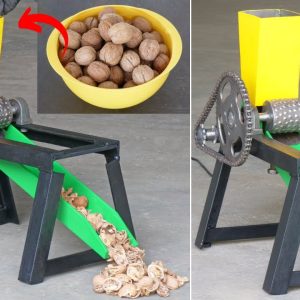 How To Make A Simple Nut/Walnut Cracker Machine Using Drill Machine | DIY