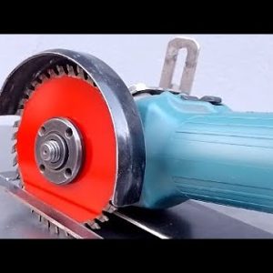 few know how to make a DIY adapter with adjustment for an angle grinder | Angle grinder tricks