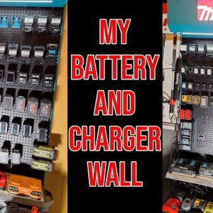 My Tool Review Battery Wall AND Charging Station Featuring StealthMounts