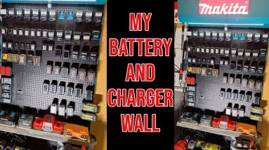 My Tool Review Battery Wall AND Charging Station Featuring StealthMounts