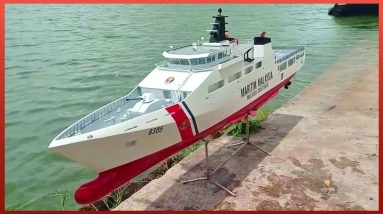 Man Builds Hyperrealistic RC Warship at Scale | OPV 1800 Military Replica