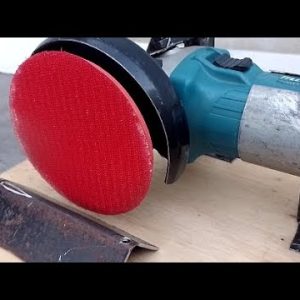 Great angle grinder idea! DIY adapters and precise work.