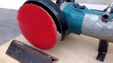 Great angle grinder idea! DIY adapters and precise work.