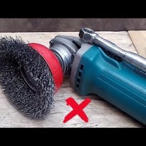 The Rotating Wire Brush Angle Grinder Trick That Millions Will Appreciate