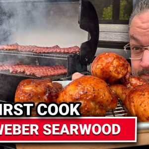 First Cook On A Weber Searwood - Ace Hardware